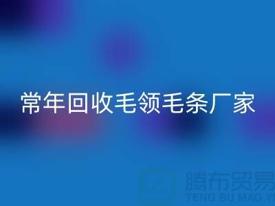 真毛領(lǐng)子、假毛領(lǐng)子怎么辨別？常年回收毛領(lǐng)毛條廠家來告訴你