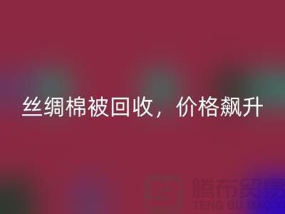 從廢品到財富：絲綢棉被回收，價格飆升！