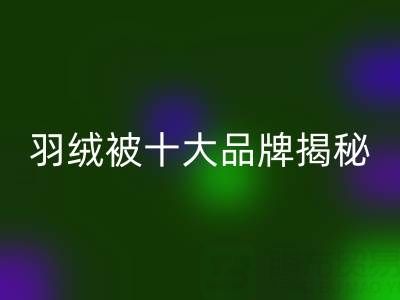羽絨被十大品牌揭秘與普白鴨絨回收的行業(yè)密碼